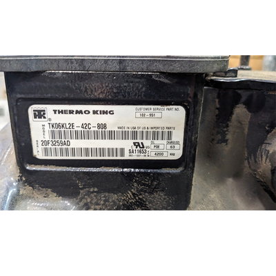 1020951 Compressore scroll 6hp con sensore di temperatura Ut800/Ut1200 Thermo King Parti per frigorifero camion