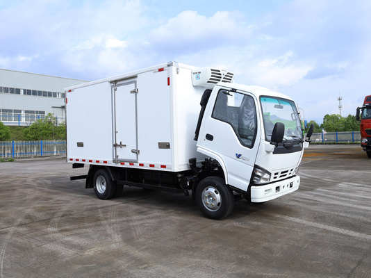 QINGLING Camion frigorifero per il trasporto di cibo carne pesce NKR congelatore 5 tonnellate THERMO KING RV380 frigorifero