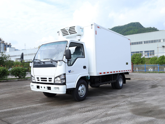QINGLING Camion frigorifero per il trasporto di cibo carne pesce NKR congelatore 5 tonnellate THERMO KING RV380 frigorifero