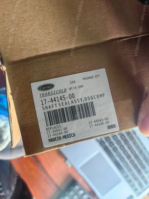 05K Sigillo dell'albero 17-44785-00, 17-44145-00, 17-44705-00 per il compressore Carrier oasis 250 05K