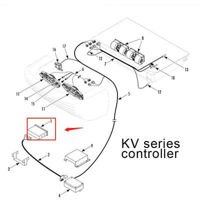 1E46674GO4 controller originale per Thermo King RV200