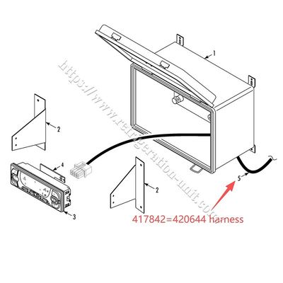 T-600M T-800M T-1000M T-680Pro T-880Pro T-1080Pro CABLAGGIO - Controller HMI 420644/42-0644 417842/41-8742 THERMO KING Serie T