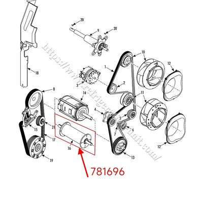 781696 albero motore ALBERTO CROSSO ALBERTO trasmissione disponibile per SLXi/SLXe 100 200 300 400 THERMOKING parti di ricambio