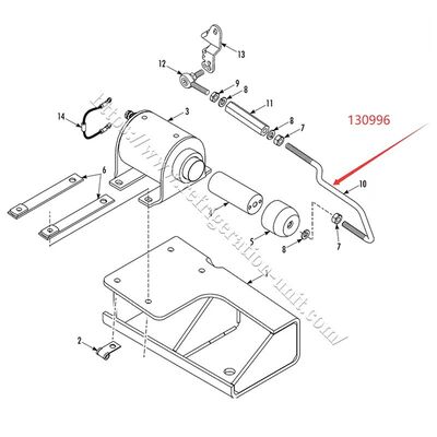 130996 Unità frigorifera THERMOKING SP Tirante - elettrovalvola carburante, ricambi aftermarket T-M/T-R