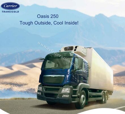 Unità di refrigerazione Carrier Transicold Oasis 250 disponibile per camion furgonato refrigerato da 5-6 metri a 40-50 gradi Temperatura ambiente buon prezzo
