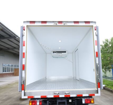 Isuzu 100p Marca Giappone Camion telaio con 4,1 metri di lunghezza scatola frigorifera con unità di refrigerazione THERMO KING RV380V 4X2 Mini 3tons 2 Ton Freezer Camion frigorifero