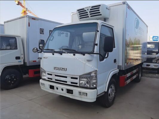 Isuzu 100p Marca Giappone Camion telaio con 4,1 metri di lunghezza scatola frigorifera con unità di refrigerazione THERMO KING RV380V 4X2 Mini 3tons 2 Ton Freezer Camion frigorifero