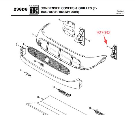927032 92-7032 STAFFACCO - bobina (lato motore),(supporto coperchio T1000R/T1000M/T1200R)