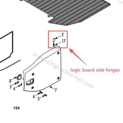 scheda logica lato controller lato box cerniere unità di refrigerazione THERMO KING serie T T-600M/R 800M/R 1000M/R 680Pro 880Pro T-1080Pro