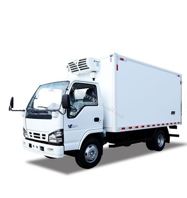 Isuzu 100p Marca Giappone Camion telaio con 4,1 metri di lunghezza scatola frigorifera con unità di refrigerazione THERMO KING RV380V 4X2 Mini 3tons 2 Ton Freezer Camion frigorifero